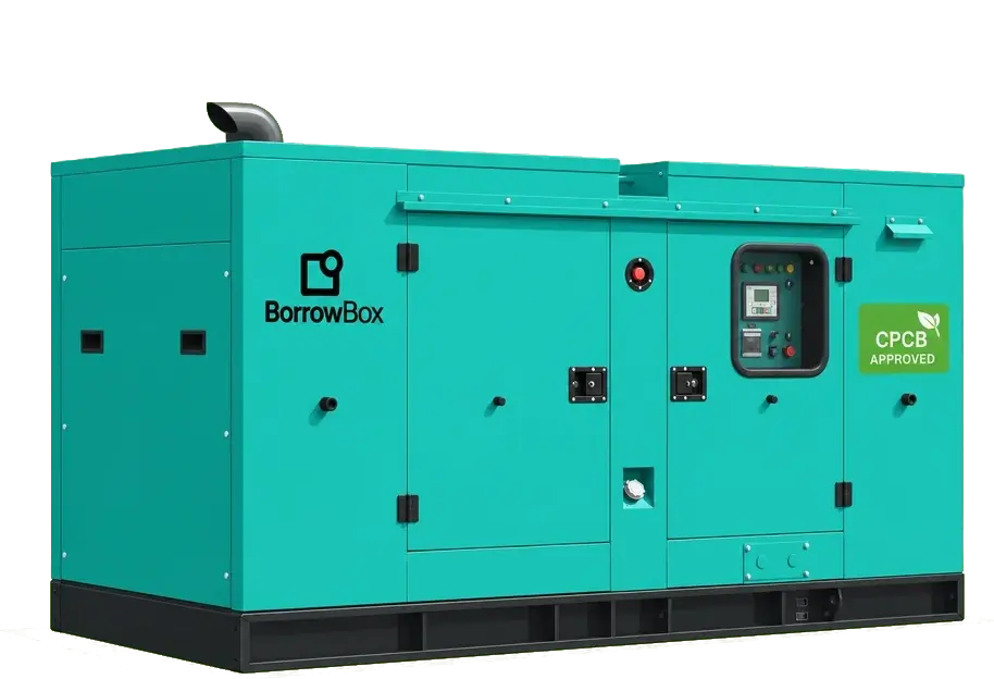 BorrowBox 100 kVA silent canopy generator